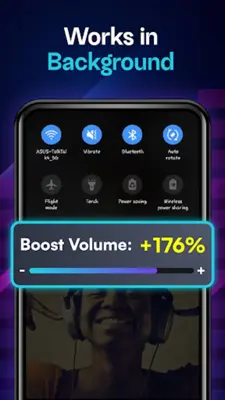 Volume Booster - Equalizer android App screenshot 1